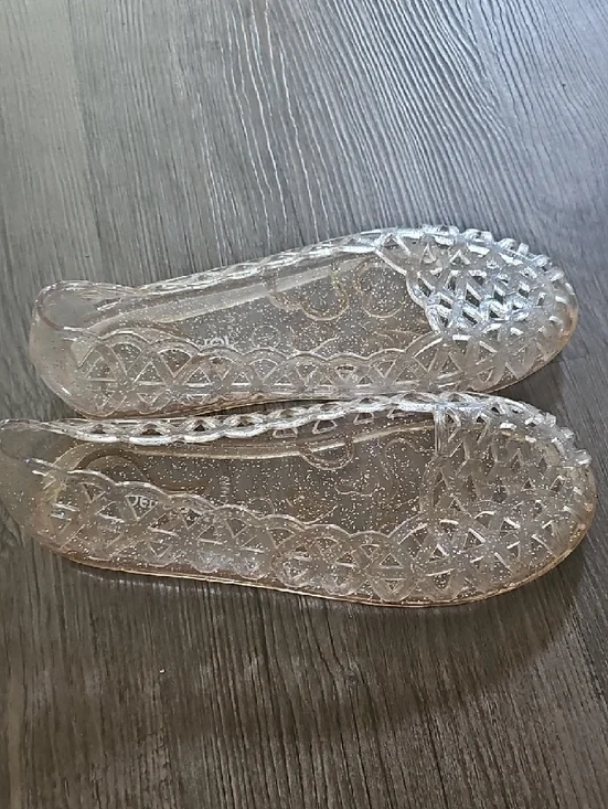 Clear Glitter Jelly Ballet Flats - Women - Picture 2 of 3